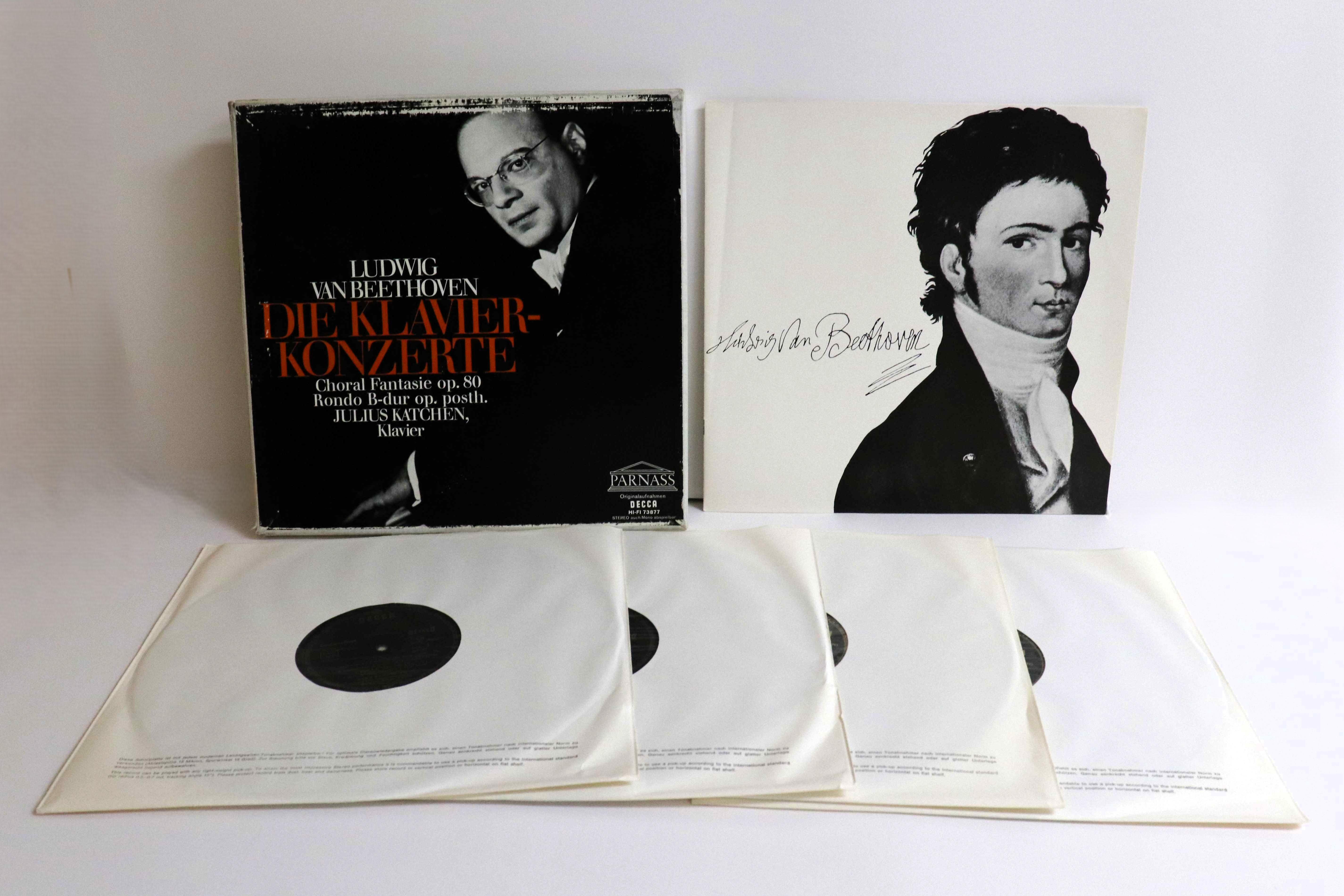 

LP Record JULIUS KATCHEN, PIERINO GAMBA, LOND - Beethoven Die Klavierkonzerte, Chor 73877 DECCA Germany Classical Used