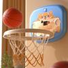 Cartoon Animal Toddler Basketball Hoop Scorable Scoreboard Mini Basketball Hoop  Indoor Play
