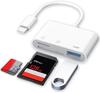 "Universal Multi-function TYPE-C to USB Card Reader for CF, SD, and TF Cards"