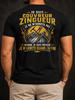 I Am Roofer Tinsmith Jem I Stop When I'm Finished Metal Roof Tools Vintage Bold Graphic Mes Unisex All T-Shirt