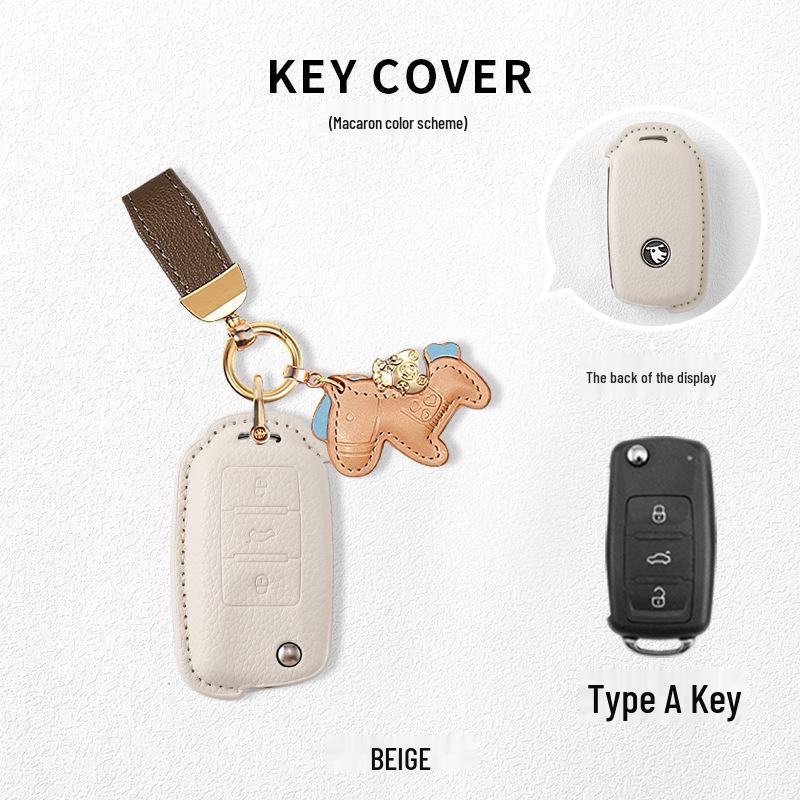 Compatible Key Cover for Skoda Rapid, Fabia, Kamiq, Karoq, Kodiaq