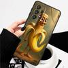 Tung Tung Sahur Anime Art For Samsung A73 A72 A71 A55 A54 A53 A52 A51 A13 A22 A16 A15 A12 A14 A26 A07 5G Black Phone Case