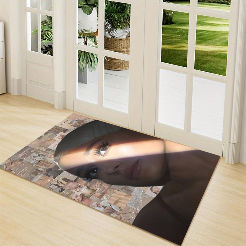 Sunlit Collage Portrait Carpet Rug Soft Washable Antislip Home Living Room Sofa Mats Personalized Christmas Rug