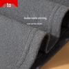 Men's 100% Combed Cotton Autumn Thermal Underwear Set - Round Neck Top & Bottoms
