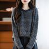 QingHe Cashmere Women's 30% Cashmere Cardigan - Soft & Warm Wool Blend Sweater