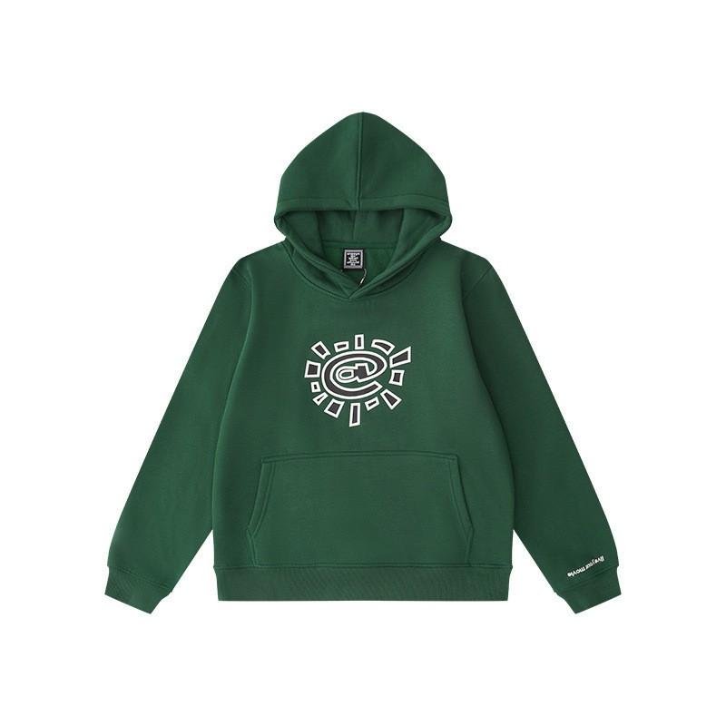 ADWYSD Streetwear Hooded Fleece-Lined Sweatshirt Jogger