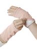 Maison Peony Wrist Warmer with Yarn for Light Compression Women's Silk-Lined Far-Infrared Warming, (Pink)