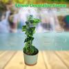 Blumen-Dekorationsrahmen, robust, für den Langzeiteinsatz, Premium-Pflanzenstütze, Kletterregal aus Edelstahl für den Garten