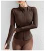 Spring/Summer Stand Collar Zipper Pocket Jacket: Sun Protection, Quick-Dry, High Elastic Fitness Wear