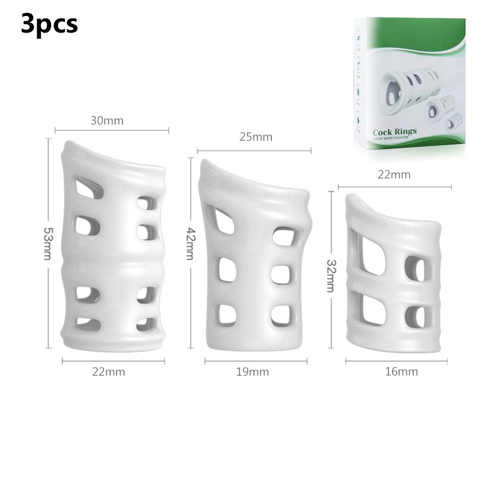 Silicone Male Foreskin Corrector Penis Rings Cock Ring Male Glans Expose Delay Ejaculation Cockrings Sex Toys For Men Adults Toy