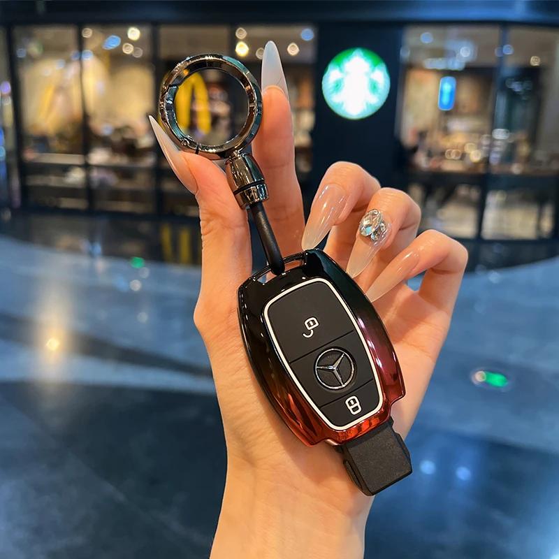 Car Samrt Key Fob Case Cover For Mercedes Benz A B C E S G Class W204 W205 W212 W213 W176 W177 GLC CLA AMG Accessories DZ0