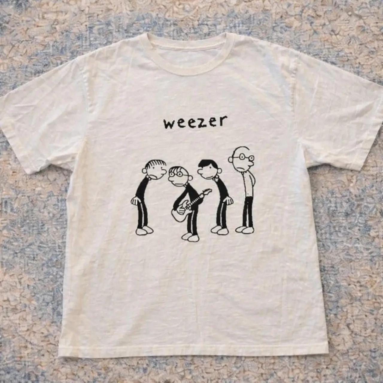 Weezer Fuuny Cartoon Unisex T-shirt S-5XL L