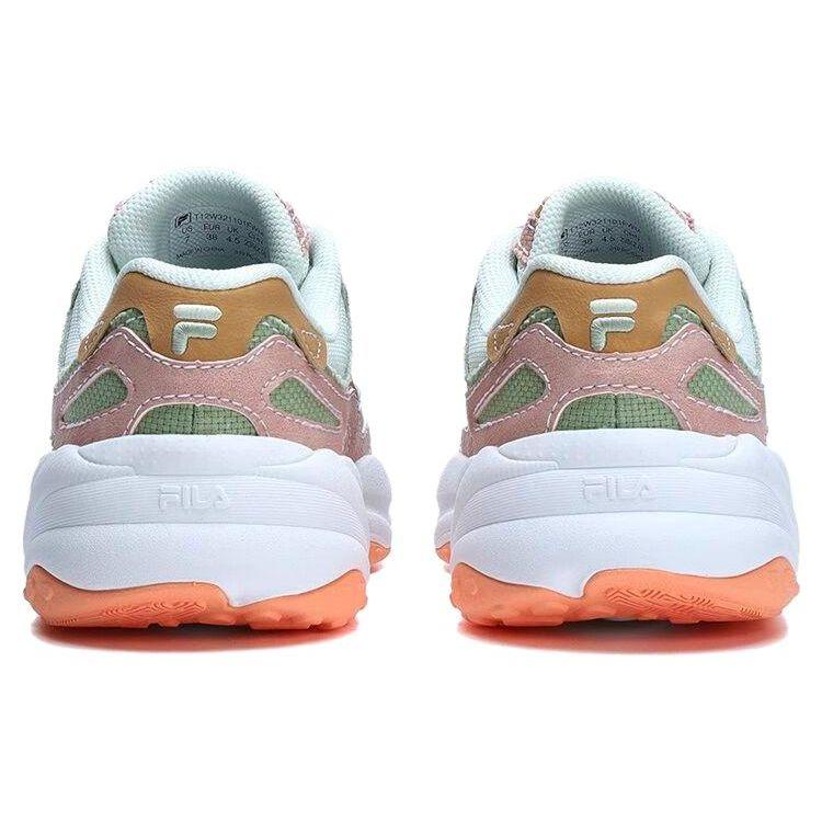 Fila Fusion Flash Retro Low-Top Running Shoes Women Sneakers Lotus-Green Swamp-Green T12W321101FWM
