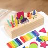 Geometric Solids Montessori Educational Game 3D Shapes Color Shape Sorting Toy  Preschool Element