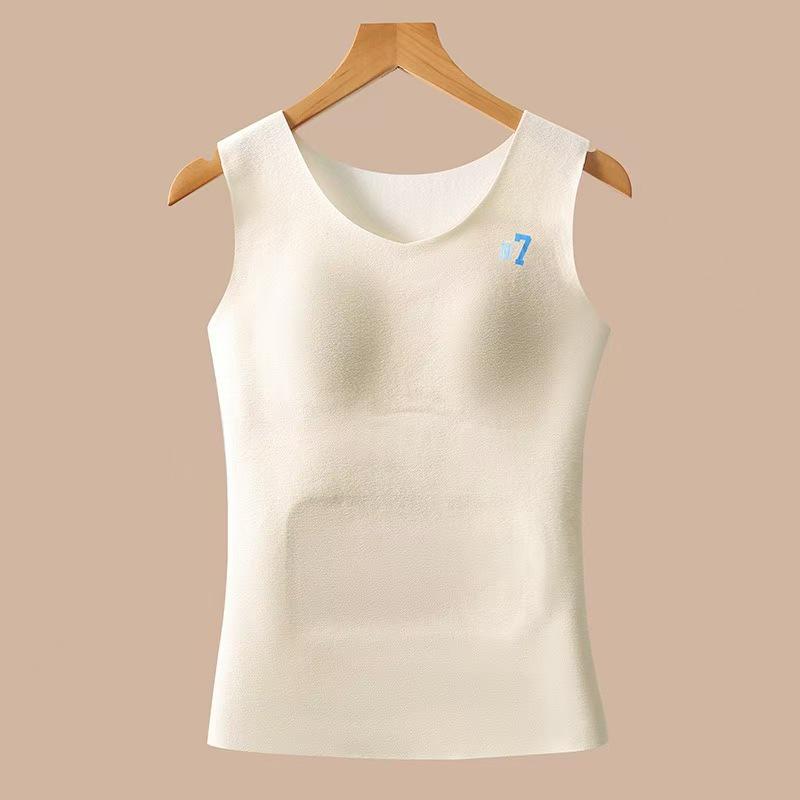 

Теплый жилет для девочек с нагрудными вкладышами для осени и зимы - удлиненный стиль для учениц начальной и средней школы L [75-90 lbs]