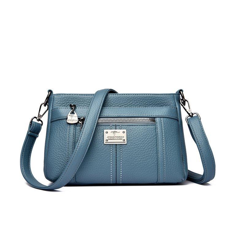Fashion Versatile Shoulder Bag Large-capacity Textured Small Square Bag New Retro Textured Messenger Bag