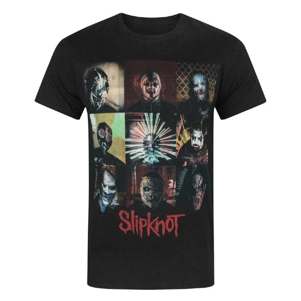 Slipknot Metal Band Unisexs TShirt 100Cotton Unisex ONeck Short Sleeve Oversized Y2k Popular Fashion Horror Style Fans Gifts