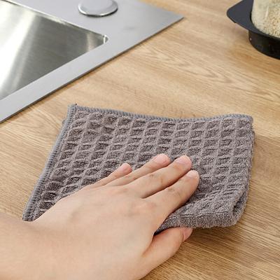 Afwasdoek, Dubbelzijdige Wafel Microvezel Afwasborstel, Vlekverwijderende Afwasdoek voor Keukenbladen Barren
