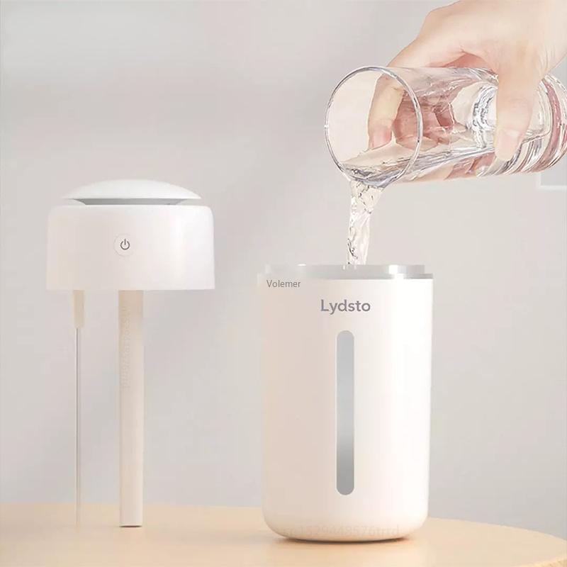 Xiaomi Lydsto H1 Kabelloser Luftbefeuchter, Mini-Elektro-Luftreiniger für Zuhause, Auto, mit buntem Nachtlicht, kühles Nebelsprühgerät