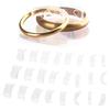 Invisible Ring Size Adjuster for Loose Rings Soft Silicone Jewelry Sizer Tool Transparents Ring Cushion Resizing Tool