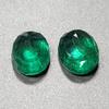 Natural Colombian Emerald Pair 8-10 Ct Loose Gemstone CERTIFIED Oval Shape