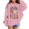 Kids Halloween Print Loose Fit Hoodie Pullover Sweatshirt for Casual Wear