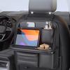 PU Auto-Sitz-Organizer mit klappbarem Tischtablett, Fahrzeug-Ordnung und Organisation, Wasserdichte Spielzeugaufbewahrung Pu