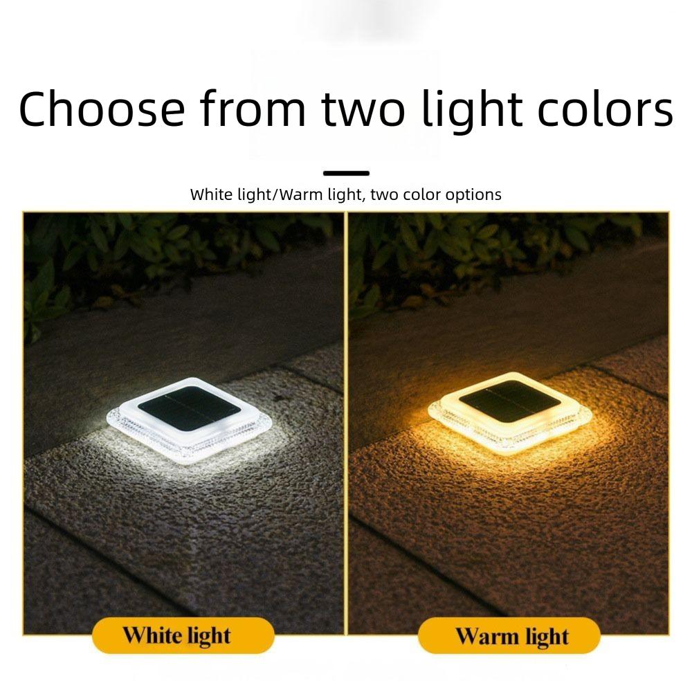 360° LED Solar Buried Light Waterproof Outdoor Landscape Lighting Stable Solar Ground Lights  Lawn