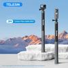 Telesin 3M 1,2M Unsichtbarer Karbonfaser Selfie-Stick für Hero 13 12 11 10 9 DJI Action5 4 3 Insta360 X5 X4 Motorradzubehör 7