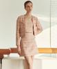 ZEROSTREET Rosé Tweed Skirt / Pink