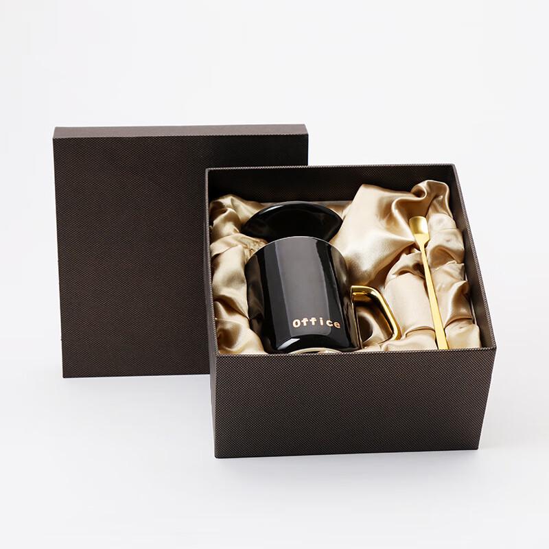 Duo Li Gold Handle Ceramic Coffee Mug Gift Set