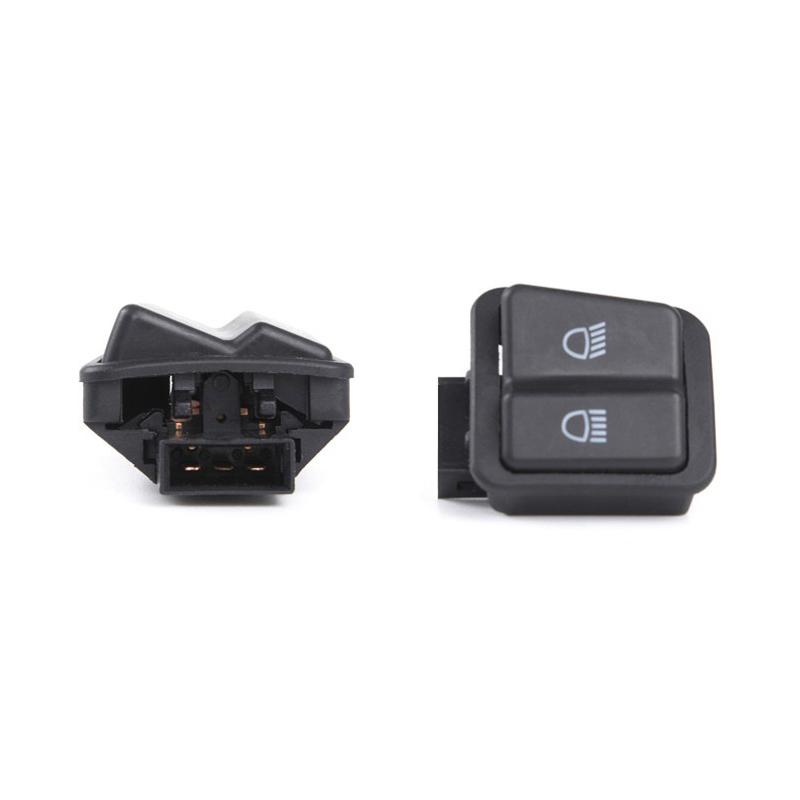 5Pcs/Set Motorcycle Head Light Horn Dimmer Turn Starter Single Switch Button For Scooter Atv Moped Electric Scooter Parts