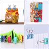 Ufmarine 60 Pcs Small Binder Clips 3/4 Inch, Cute Smiling Binder Clips for Officee