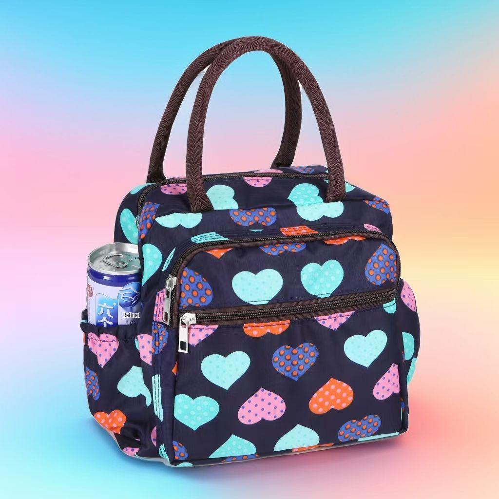 2025 High-End Multi-Pocket Floral Women's Tote Handbag