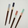 22.5cm Dishwasher-Safe Chopsticks, Made In Japan, Stylish, Japanese Pattern, Non-Slip, Lightweight Wooden Chopsticks for Couples, Colorful, Gift, Pres