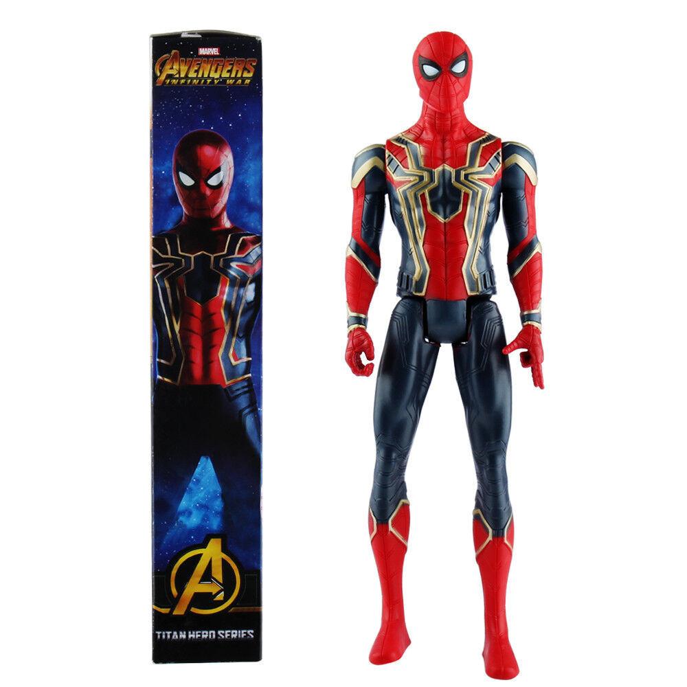 Premium Quality Avengers Titan Hero Series 12" Thanos Iron Spiderman Hulk Thor Action Figures