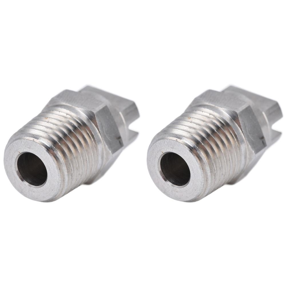 2pcs Stainless Steel Stainless Steel Sprayer 65 Degree Wide Coverage Sprayer  Rain Test