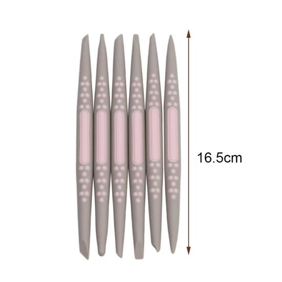 6 ks/sada Fondán Cukr Měkké špičky Tvarovače Dort Květina Modelování Řemeslná hlína Nástroj