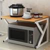 No-drill Multi-layer Kitchen Storage Rack Microwave Oven Organizer Desktop Arrangement Oven Shelf Compact Size