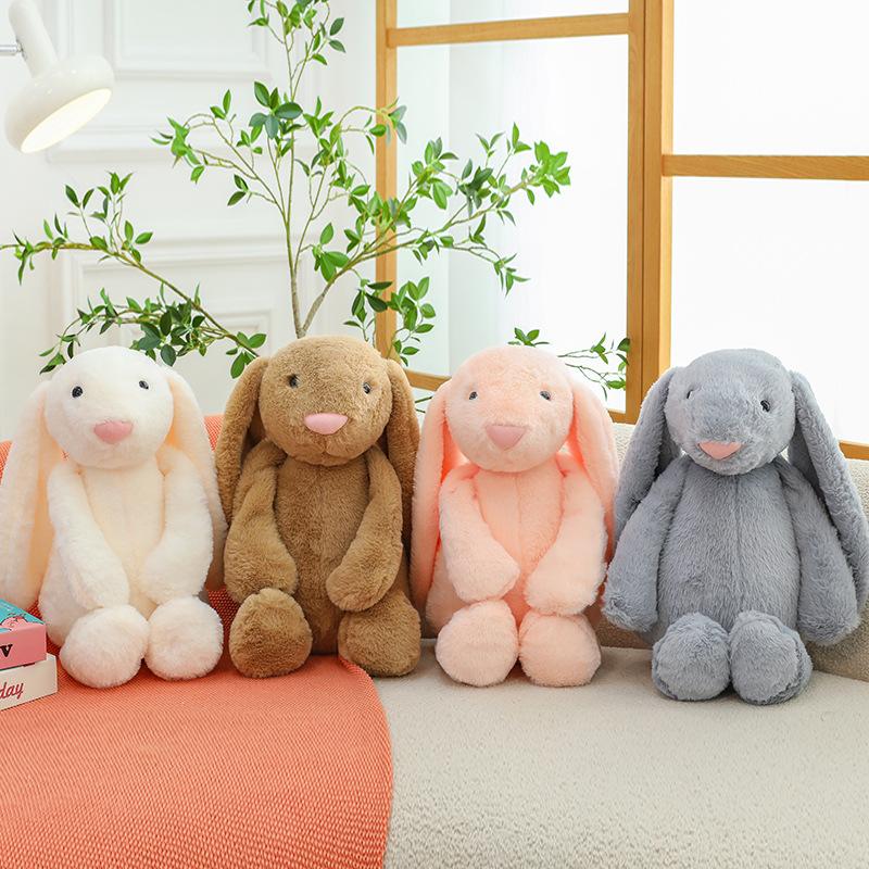 Popular Rabbit Doll Bunny Plush Toy Doll Creative Cute Long-eared Rabbit Doll Gift