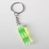 Portable Keychain Spirit Level with Green Bubble and Hanging Ring