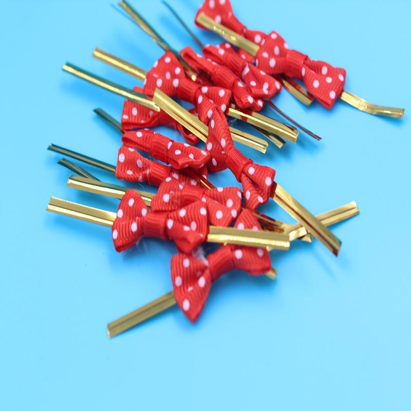 Bow Tie Twist Tie for Packaging: Lollipop, Pastry, Biscuit, Bread Bag Sealing Wire