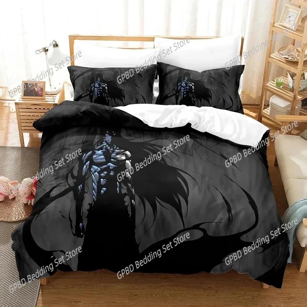 3D Print Anime Bleach Kurosaki Ichigo Beding Set Bedrom Soft Modern Bedspreads Comefortable Soft Duvet Cover Comfortable Quilt Cover Pilowcase