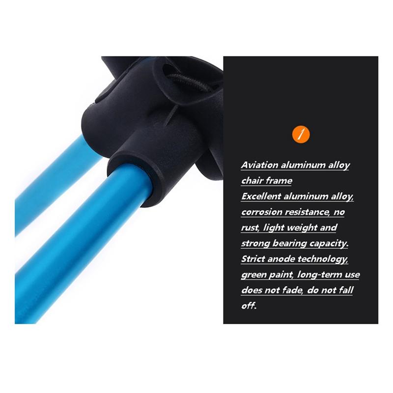 M-Modern-Outdoor Camping Desk Foldable Table Portable Camping Desk For Ultralight Beach Aluminium Hiking Climbing Blue