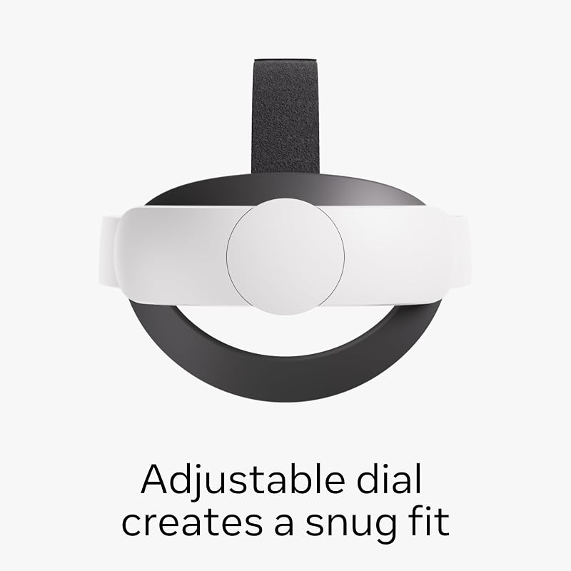 Meta Quest Elite Strap | Compatible with Meta Quest 3/3S | Comfortable Weight Distribution | Adjustable and Ergonomic Fit | Reduces Pressure and