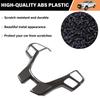 ABS Carbon Fiber Car Steering Wheel Frame Trim Cover For Ford Ranger 2015-2025 Interior Accessories