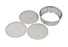 Senkichi Stainless Steel Soil Sieve 21cm with 3 Replacement Meshes (Coarse, Medium, Fine)