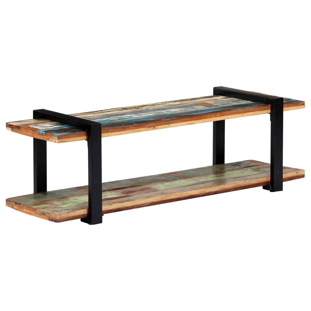TV Stand 130x40x40 cm Solid Reclaimed Wood