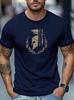 Zomer 2026 Unisex Spartan Spirit Print T-shirt met Spartan Warrior Print Normaal Casual Shirt Geschikt voor Sportschool Casual