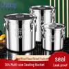 Ren Ge 304 Stainless Steel Sealed Multi-Purpose Bucket